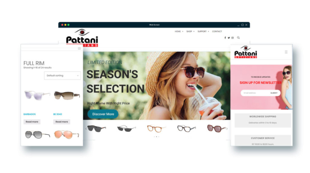 Pattani Optician Website